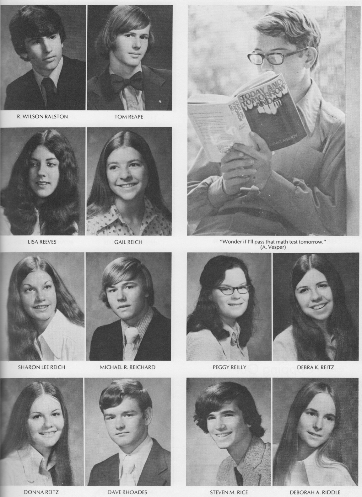 74 Ral to Rid Yearbook Photos