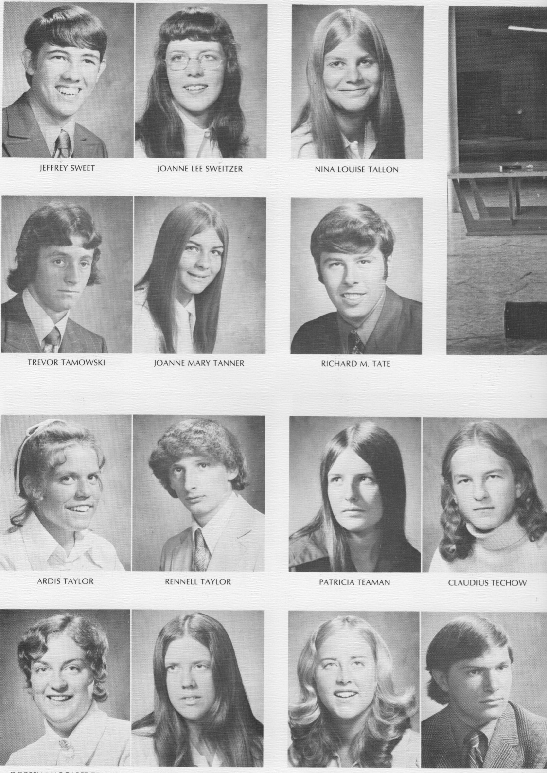 73 Swe to Tho Yearbook Photos