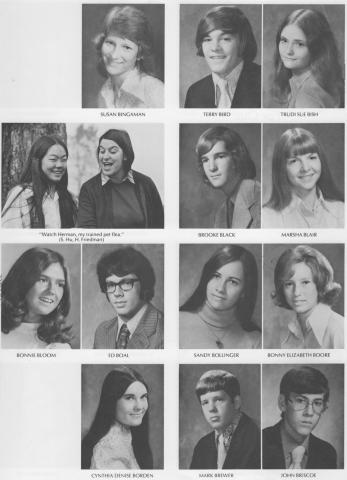 74 Bin to Bri Yearbook Photos