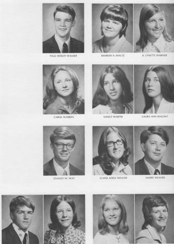 73 Wal to Wea Yearbook Photos