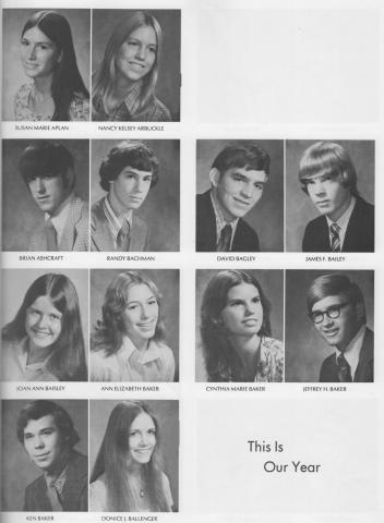 74 Apl to Bal Yearbook Photos