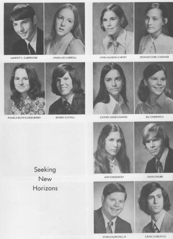 74 Car to Cob Yearbook Photos
