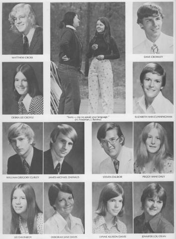 74 Cro to Dea Yearbook Photos