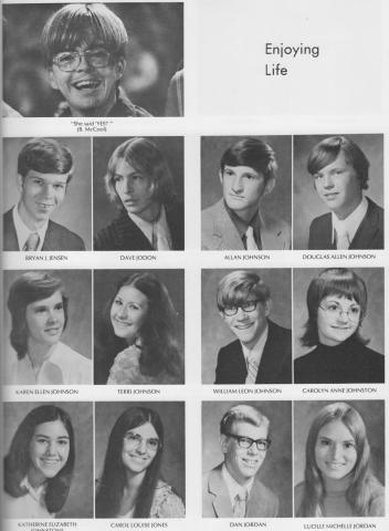 74 Jen to Jor Yearbook Photos