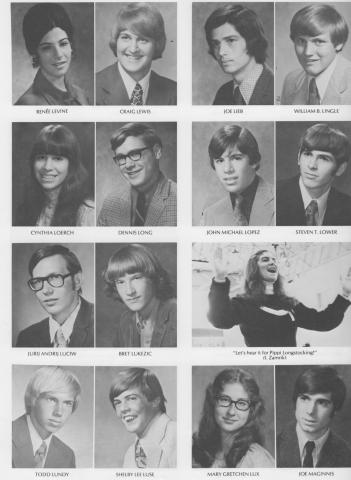 74 Lev to Mag Yearbook Photos