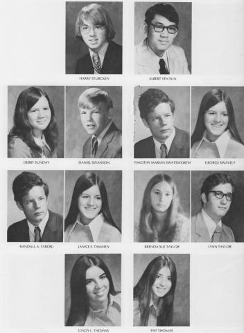 74 Stu to Tho Yearbook Photos